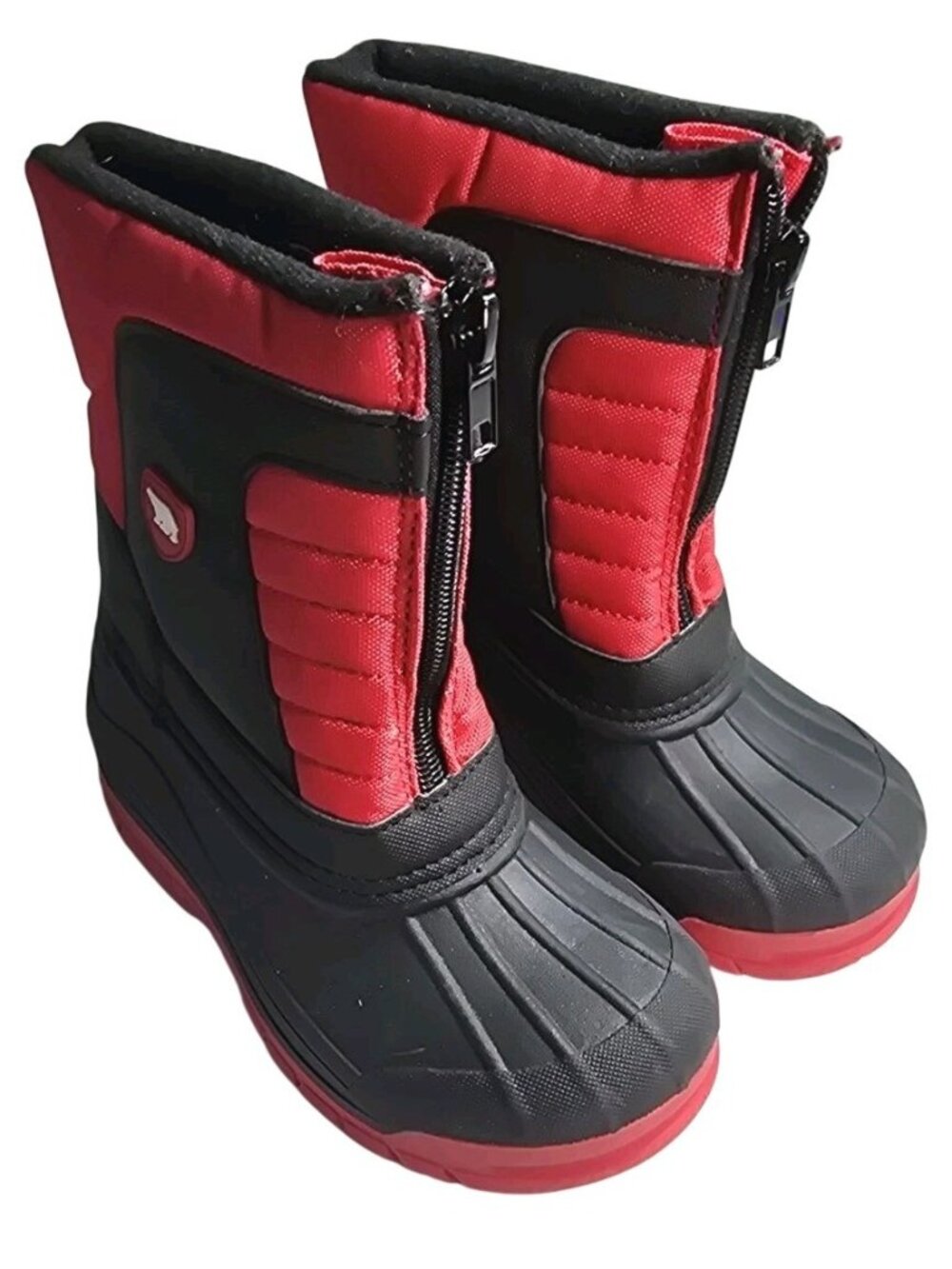 Arctic Shield Kids Red & Black Winter Boots Size 12 Waterproof Insulated